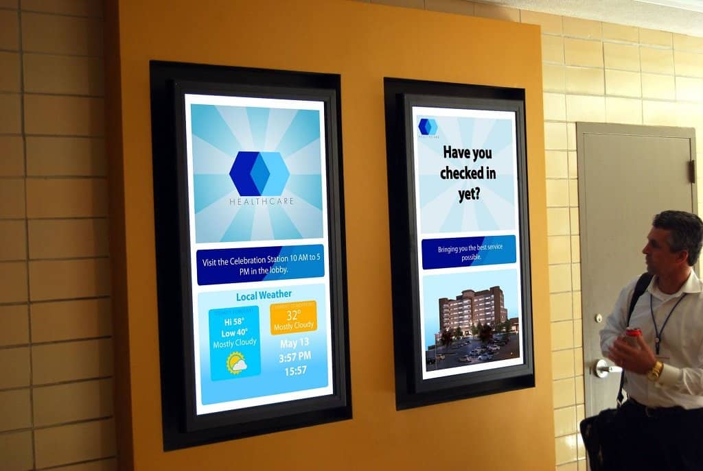 digital signage healthcare