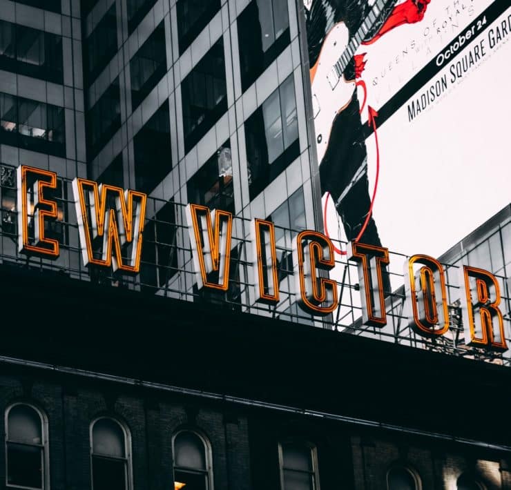 low angle photography of new victory sign below madison 2174722