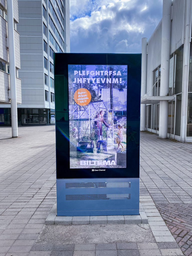 unreadable advertising finland 2021 insert 1