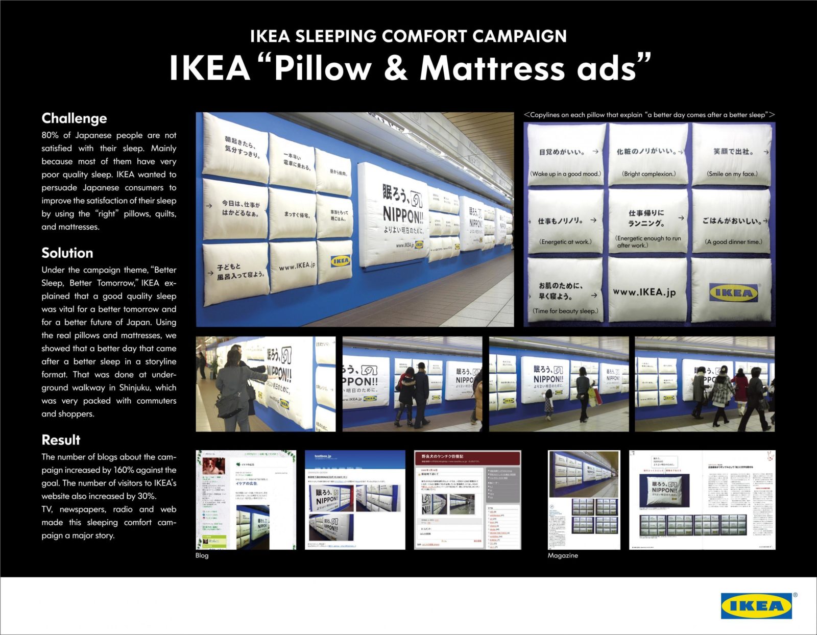 ikea japan sleep comfort campaign pillows mattress ads media 219906 adeevee