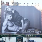 the houston street calvin klein billboard in new york