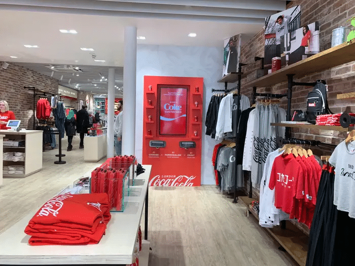 coca cola opened its first european store in london1