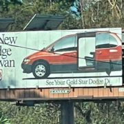 1996 dodge caravan billboard ad