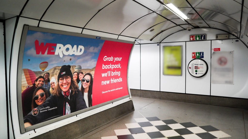 ugc ads lead weroads first ever international ooh campaign