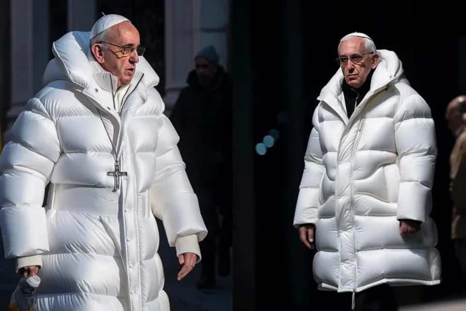 balenciaga pope francis