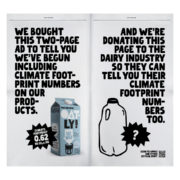 oatly print ad climate footprint challenge