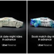 uber crafts origami versions of its cars out of event tickets