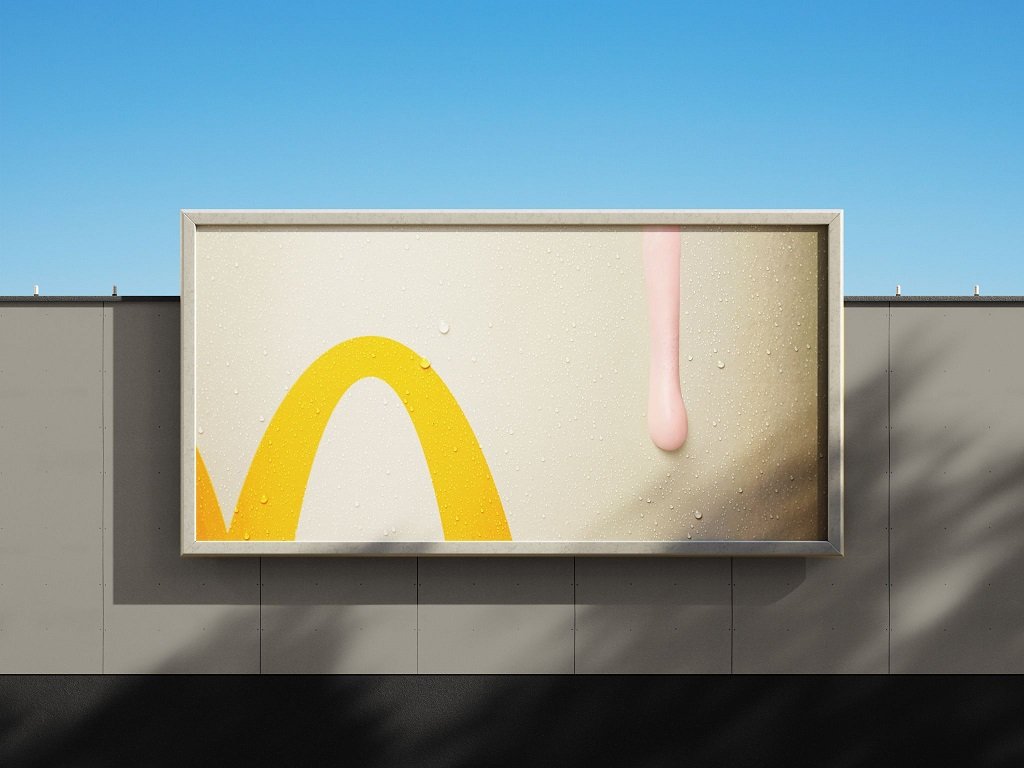 mcdonalds marks heatwave with melting milkshake ad