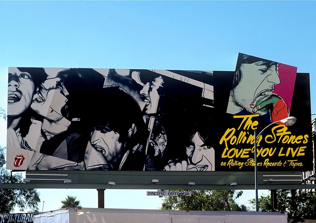 the rolling stones return features 109 billboards on sunset boulevard2