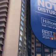 hilton stages faux ooh activations for brit awards