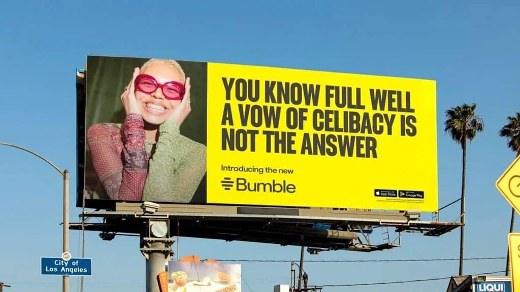 bumbles brand sentiments plummet following outrage over anti celibacy ads