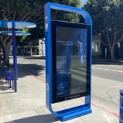 city officially unveils first fully functional street placed wayfinder kiosk