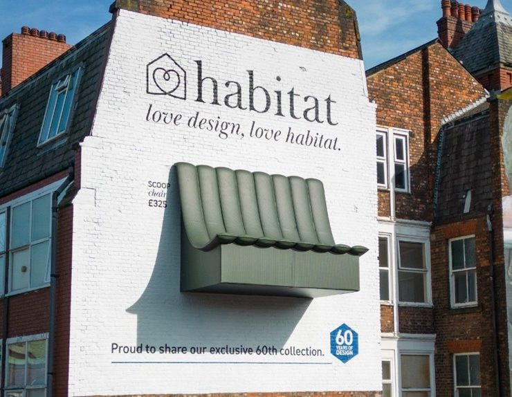 habitat celebrates 60 years with captivating 3d billboards