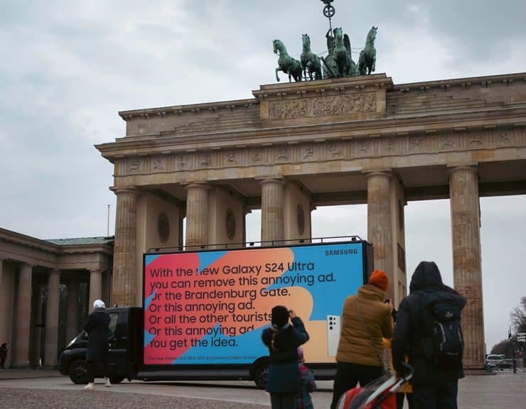 samsung brandenburg gate