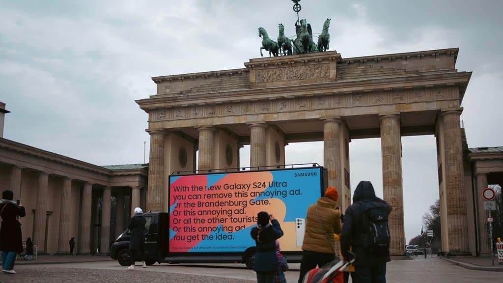 samsung brandenburg gate