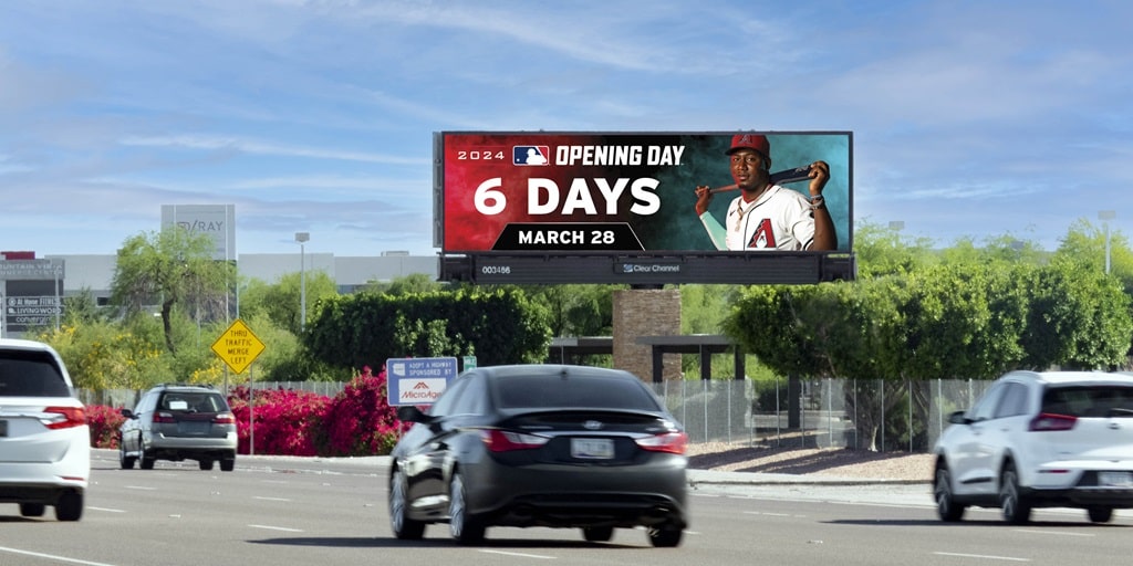 mlb ooh ad for open day