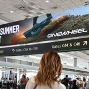 onewheels airport ooh ad