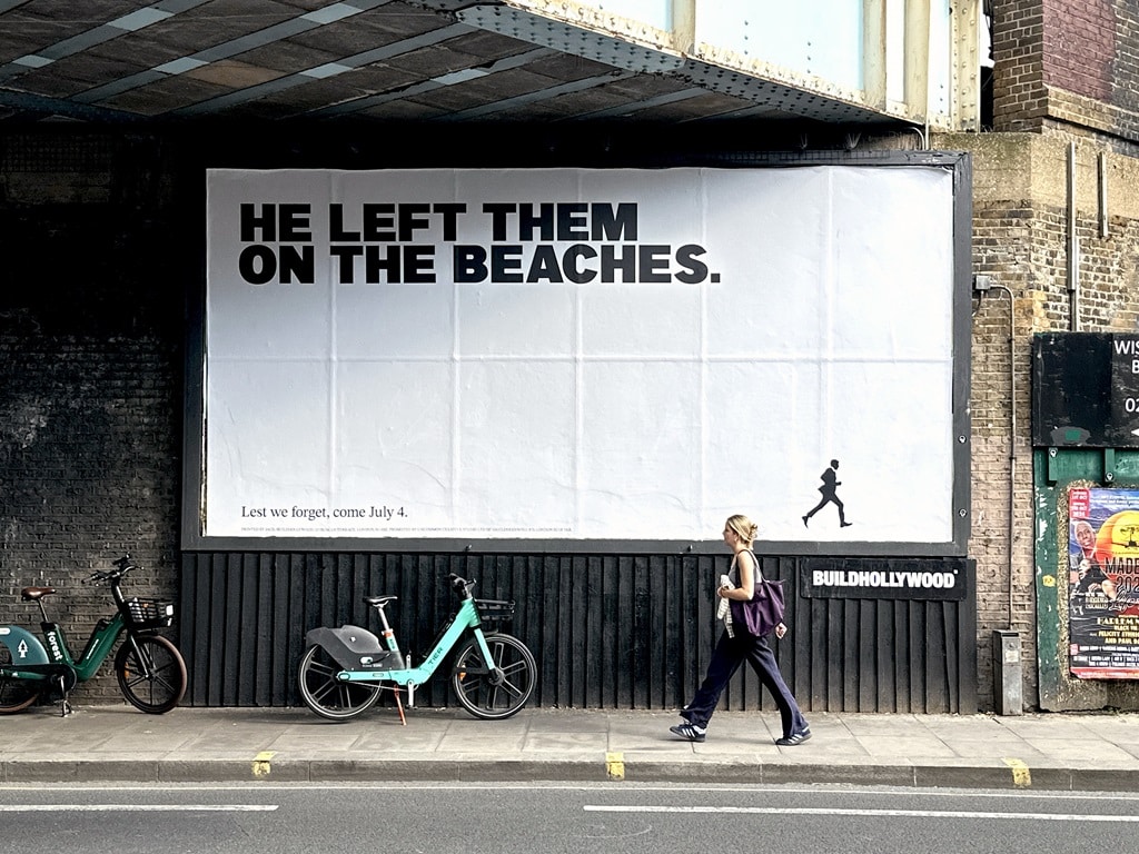 the viral rishi sunak billboard is back – and this time its running for real