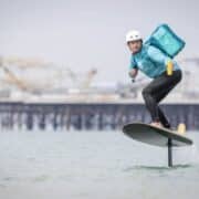 deliveroo trial the first ever surfboard delivery service