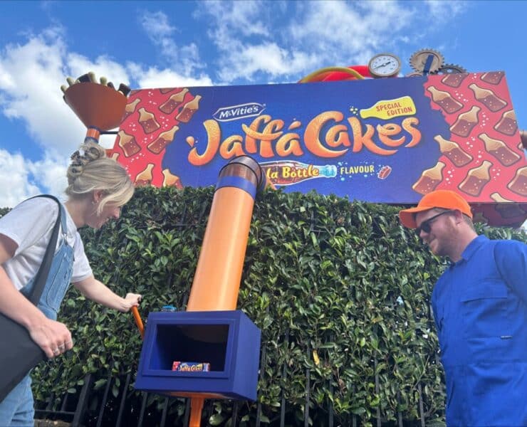 jaffa cakes hits the streets with new cola bottle themed ooh