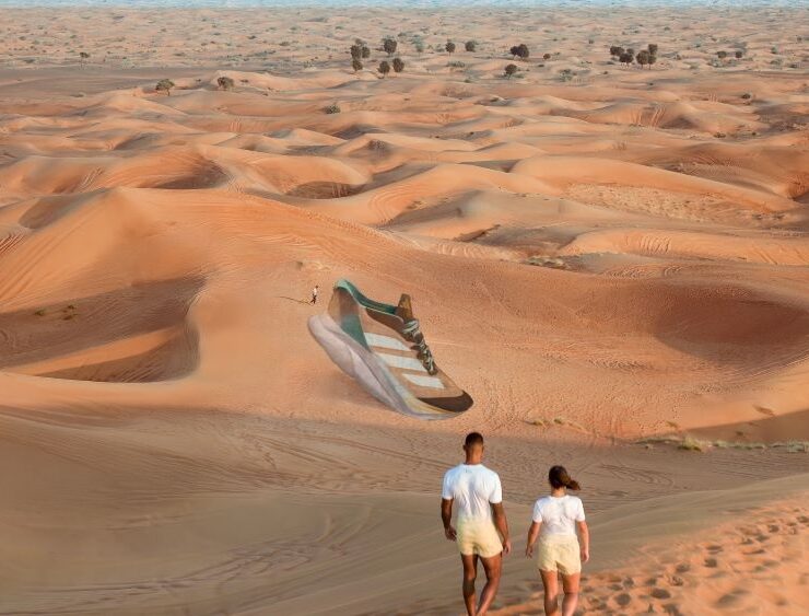 adidas just turned the arabian desert into a running shoe