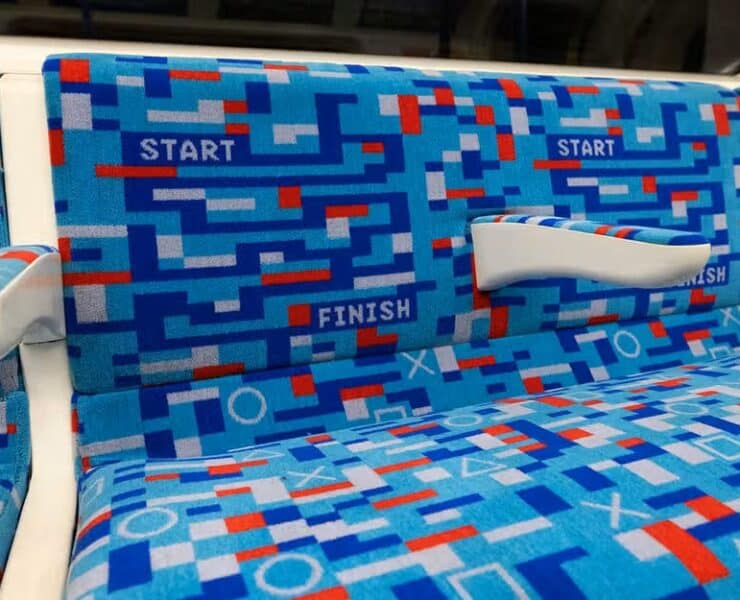 tube train carriage gets playstation themed makeover