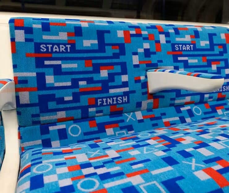 tube train carriage gets playstation themed makeover