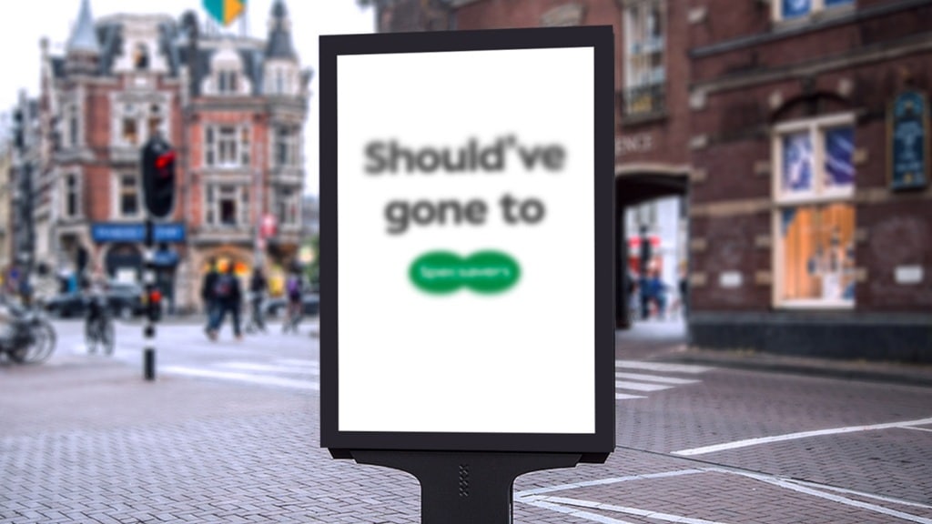 specsavers blurred billboards