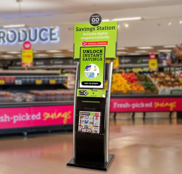 stop shop rolls out in store digital coupon kiosks3