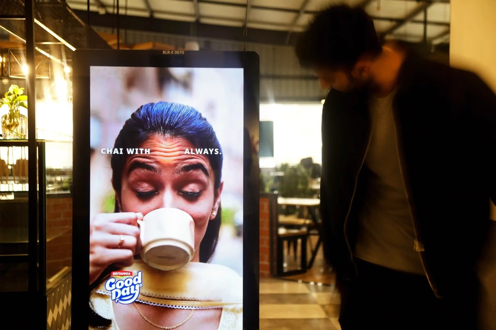 britannia good days eye catching ooh campaign celebrates chai pairing