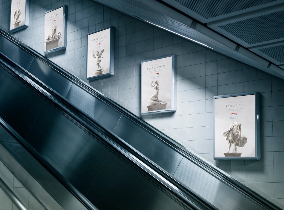 British Airways: Давид с сумками и херувим с паспортом 4 british airways reimagines classical statues to show travel perks1