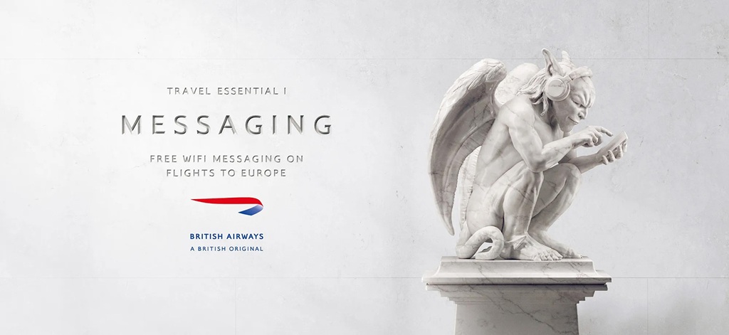 British Airways: Давид с сумками и херувим с паспортом 3 british airways reimagines classical statues to show travel perks2
