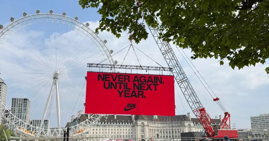 Последняя попытка Nike сплотить марафонцев зацепила за живое 2 nike sparks backlash for never again ads at london marathon1