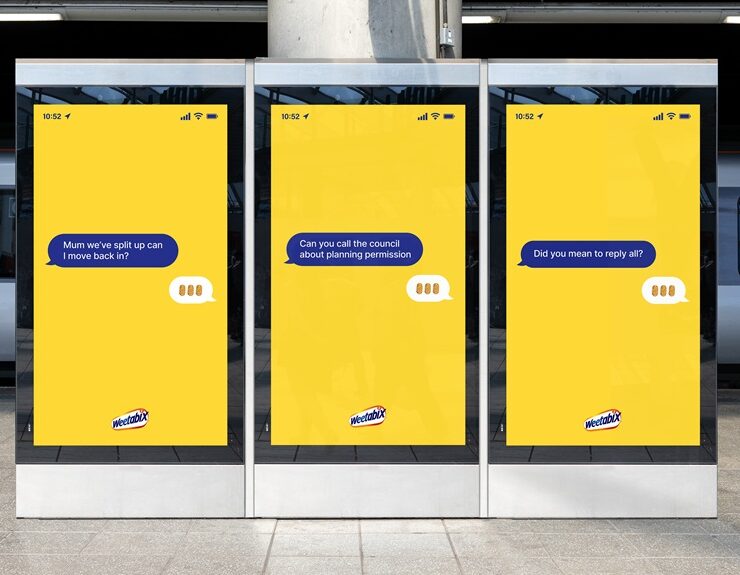 the humble ellipsis has its weetabix in latest campaign from bbh