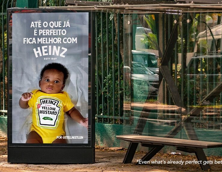babies dressed in heinz colors star in mothers day campaign