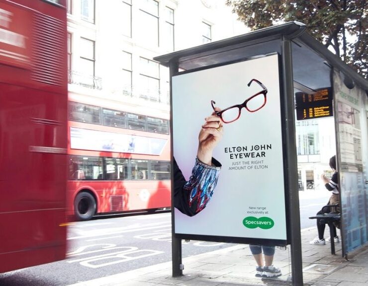 elton john eyewear lands at specsavers with new ad
