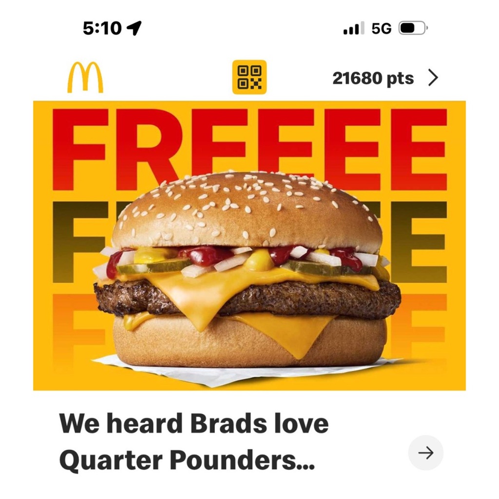 Как Брэд Питт заехал в McDonald’s 4 maccas and ddb shout all the brads of new zealand a burger1
