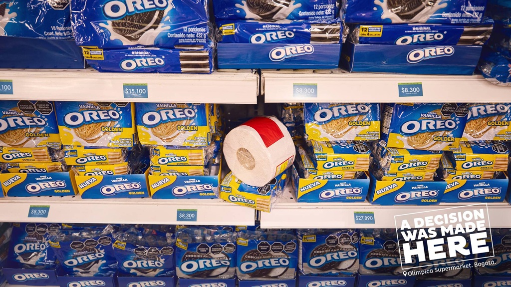 Реклама Oreo: здесь было принято решение 1 a decision was made here3