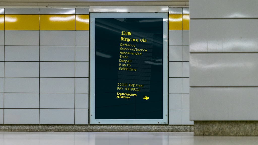 «Уклоняешься от платы за проезд, плати по счетам» 2 south western railway fare dodgers by st lukes3