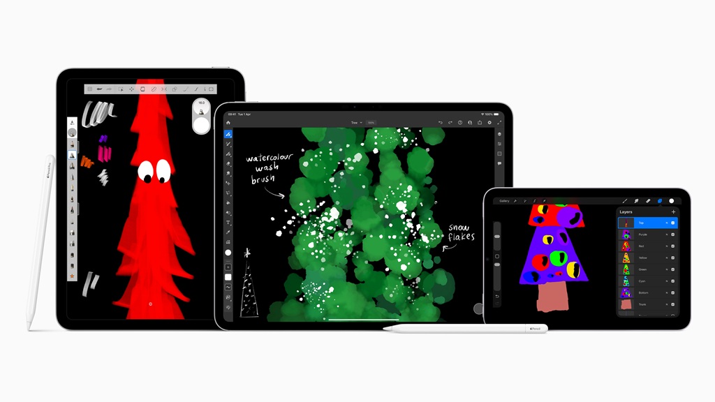 apple ipad holiday design submissions christmas tree design
