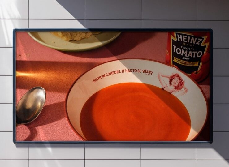 heinz invites brits to bathe in soup