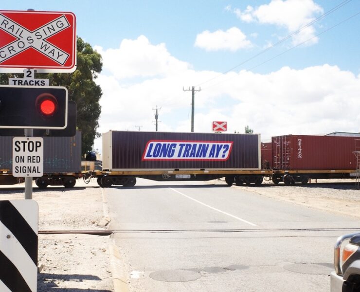 snickers transforms a wa freight train into a moving billboard on rails via tp australia