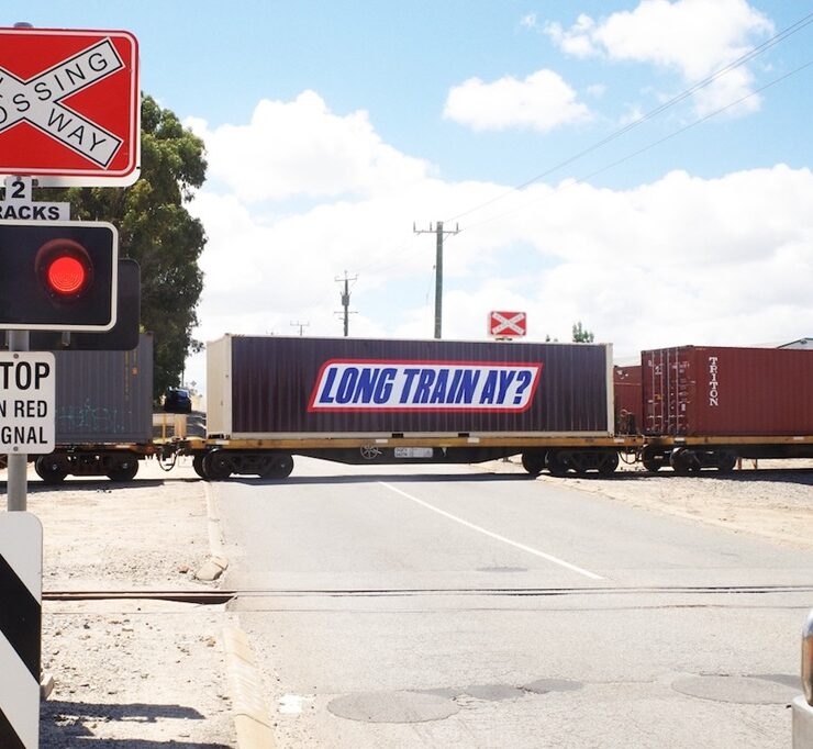 snickers transforms a wa freight train into a moving billboard on rails via tp australia