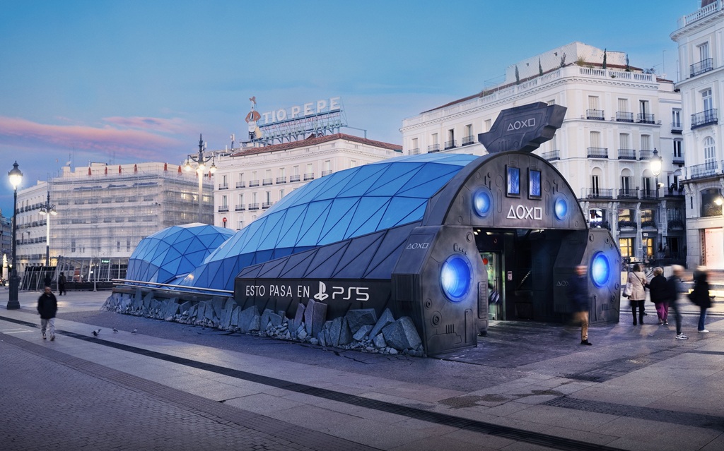 the spaceship that crashed in puerta del sol