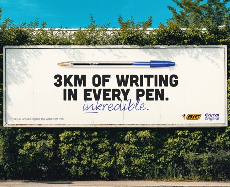 BIC воспевает вечную ручку в outdoor-кампании 18 bic celebrates humble pen with ‘inkredible outdoor push