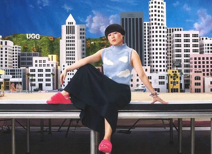 campaign stars comedian and actress atsuko okatsuka