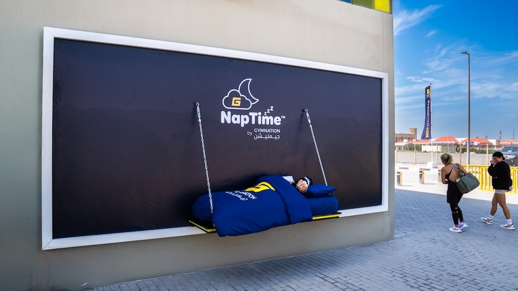 gymnation takes naptime