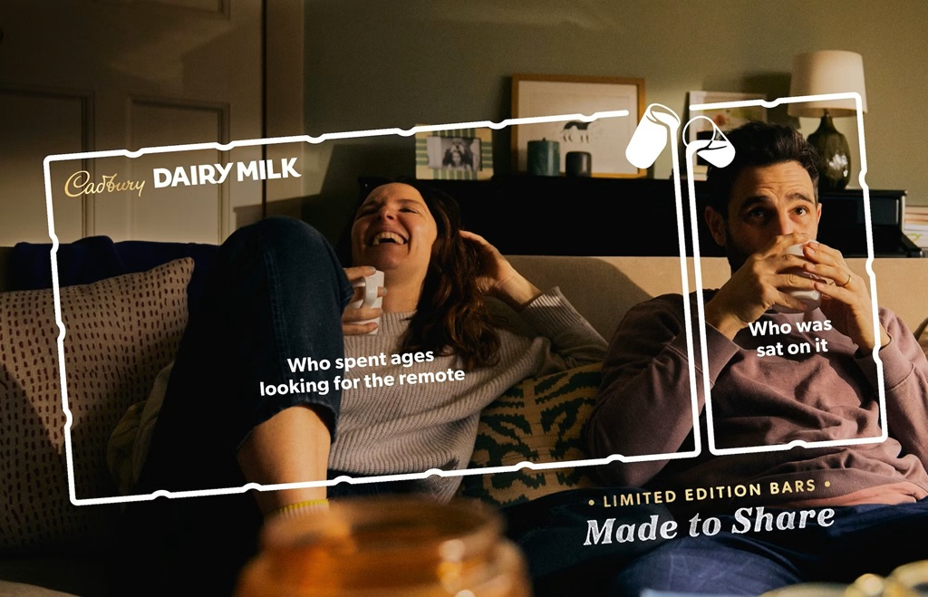 new cadbury campaign reiterates why its dairy milk bars are made to share