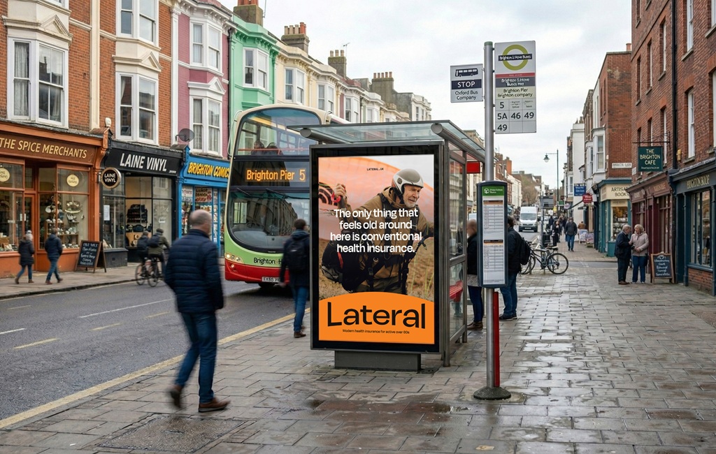 challenger insurance brand lateral targets over 60s with debut ooh campaign