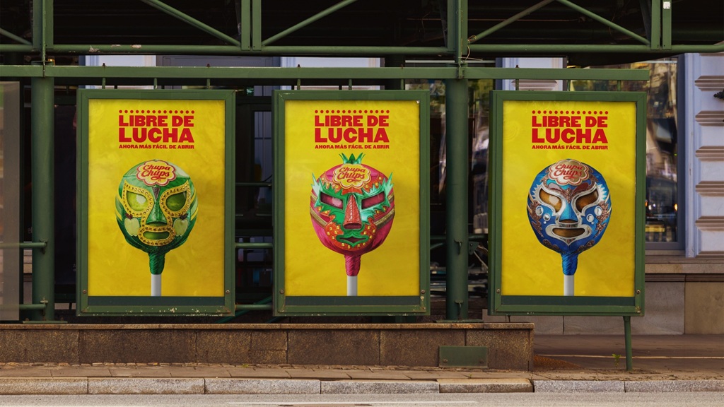 chupa chups launches lucha libre inspired ooh